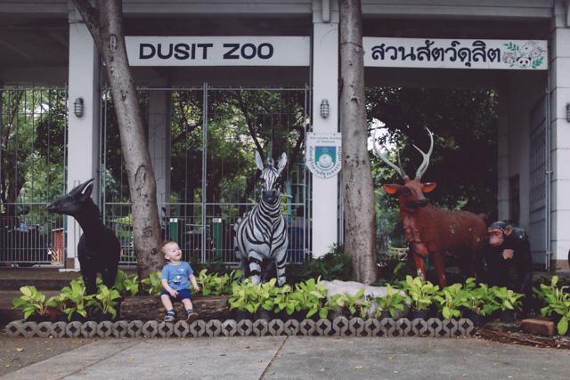 Zoologijos sodas Bankoke - Dusit Zoo
